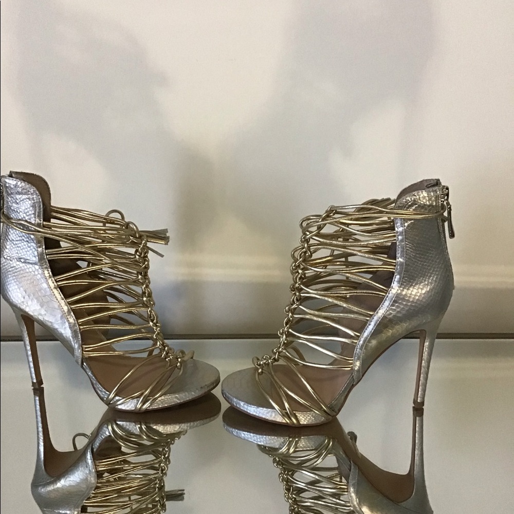 Silver &Gold Bootie